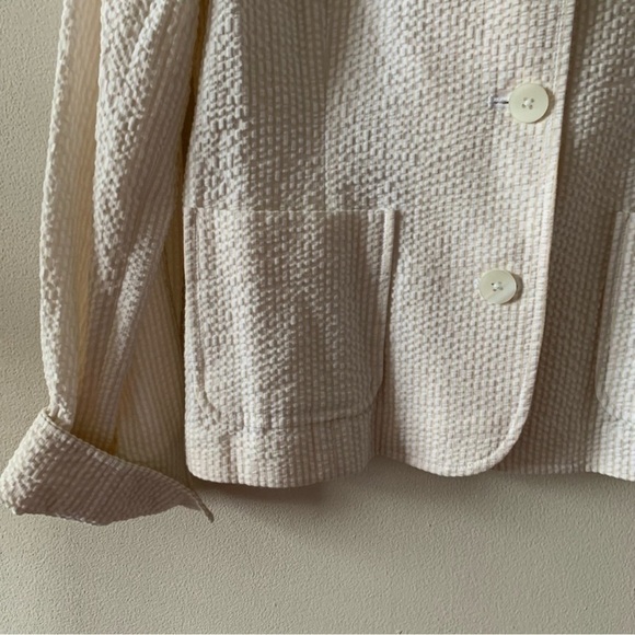 Pendleton Seer-Sucker Blazer Jacket Coat - Picture 4 of 10